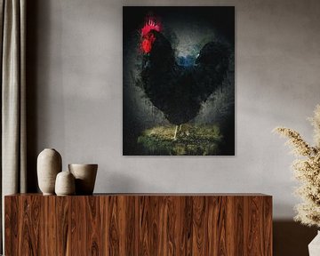 Black Rooster by Western Exposure