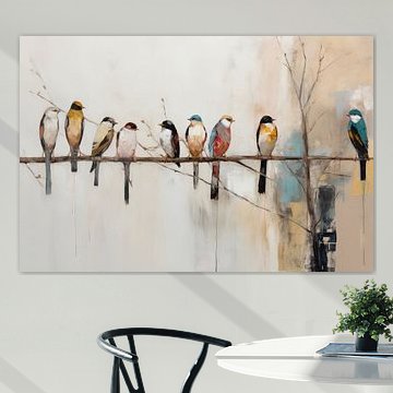 Vogels op een tak van Studio Allee