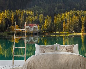 Autunno am Lago di Anterselva - Italien von Teun Ruijters