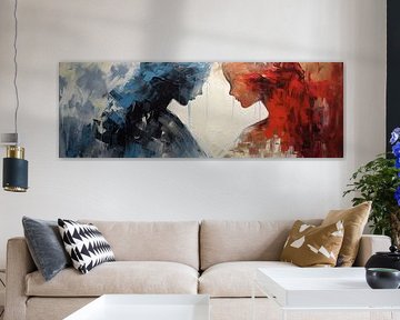 Opposites Attract van Blikvanger Schilderijen