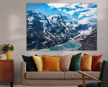 Montagne Grossglockner en Autriche au printemps sur Sjoerd van der Wal Photographie