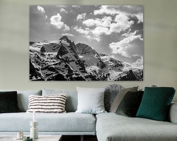 Montagne Grossglockner en Autriche au printemps sur Sjoerd van der Wal Photographie