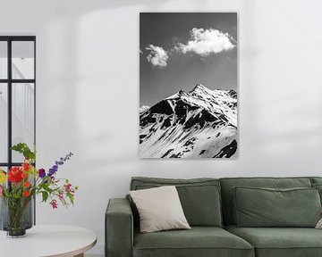Besneeuwde bergtoppen in de Oostenrijkse Alpen bij de Grossglockner van Sjoerd van der Wal Fotografie
