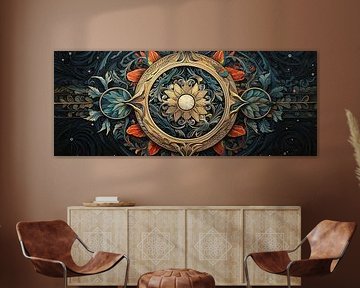 Mooi Mandala 204917 van Abstract Schilderij