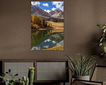 Lac Miroir in de Queyras, Frankrijk van Martijn Joosse