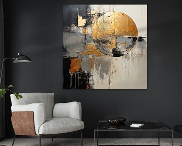 Abstract met goud