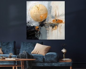 Abstrakt mit Gold von Wall Wonder