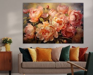 Pivoines sur Wall Wonder