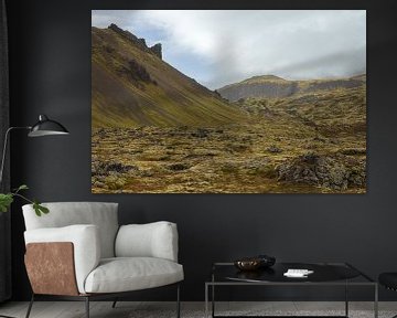 Lava field - Hellnar (IJsland) van Marcel Kerdijk