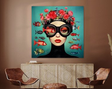 Example of the artwork in a room