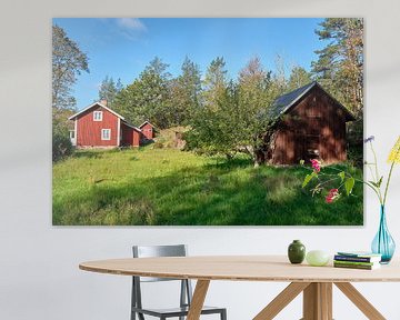 Maison suédoise typique sur Geertjan Plooijer