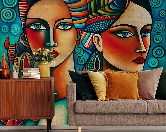 Example of the artwork in a room
