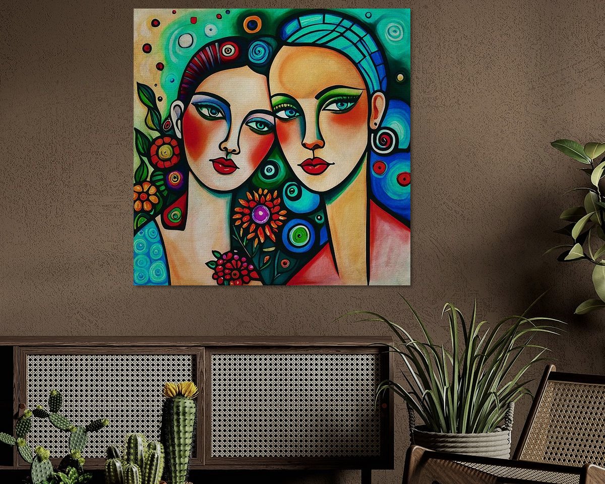 Example of the artwork in a room