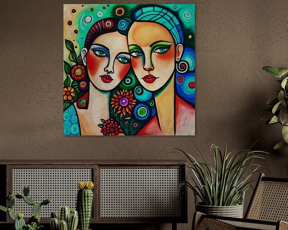 Example of the artwork in a room