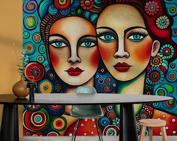 Example of the artwork in a room