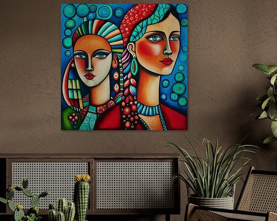 Example of the artwork in a room