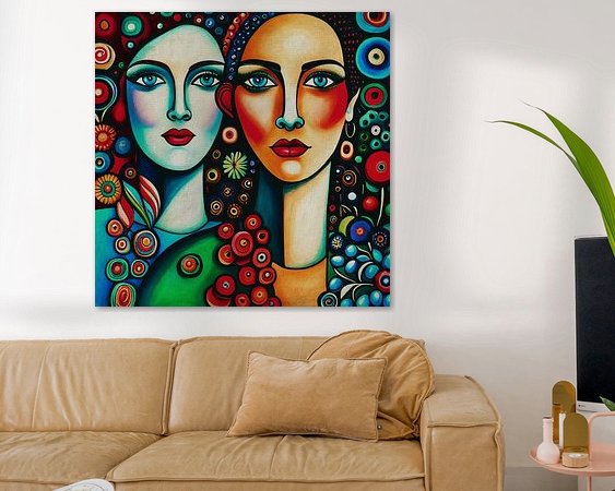 Example of the artwork in a room