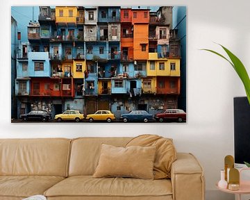 Colourful slum by Studio Allee