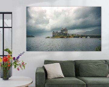 Kasteel Eilean Donan in Schotland. Highlander kasteel in de Hooglanden. van Jakob Baranowski - Photography - Video - Photoshop