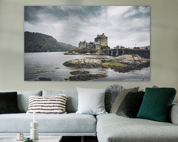 Kasteel Eilean Donan in Schotland. Highlander kasteel in de Hooglanden. van Jakob Baranowski - Photography - Video - Photoshop