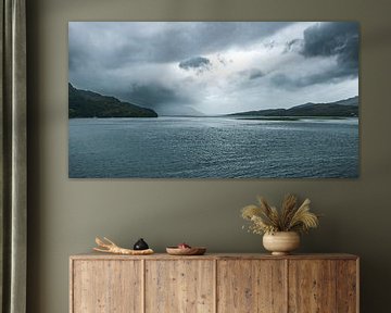 Panorama idyll at Eilean Donan Castle in Scotland. Highlander castle in the Highlands. by Jakob Baranowski - Photography - Video - Photoshop