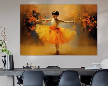 Little ballerina in yellow by Studio Allee