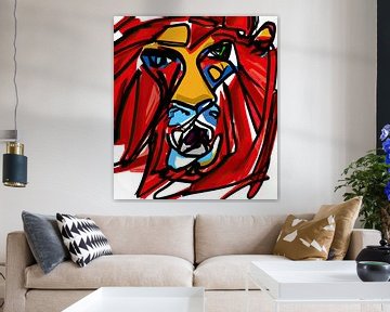 Koning der Kleuren van Lions-Art