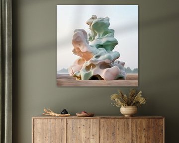 Pastel Harmony 3 van Henriette Visscher