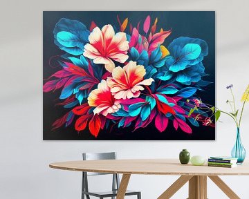 Bloemen met verschillende kleuren van Mustafa Kurnaz