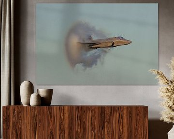 Hochgeschwindigkeitsvorbeiflug U.S. Air Force F-35 Lightning II. von Jaap van den Berg