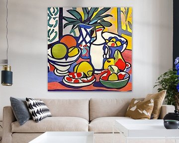 Lait et fruits Matisse inspired sur zam art