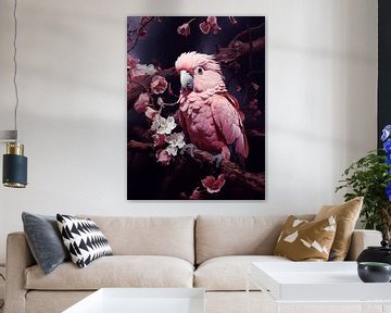 Olieverfschilderij met vogels Print van Virgil Quinn - Decorative Arts