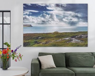 Aan het einde van de wereld. De kliffen van Neist Point in Schotland. van Jakob Baranowski - Photography - Video - Photoshop