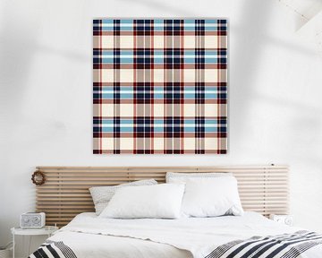 Vintage Plaid # XVI by Whale & Sons