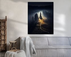 Example of the artwork in a room