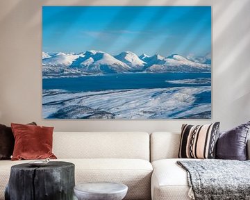 Winter landscape near Tromso by Leo Schindzielorz