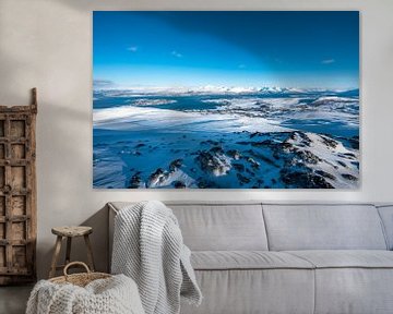 Winterlandschap rond Tromso van Leo Schindzielorz