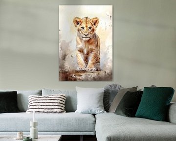 Baby leeuw van Steffen Gierok