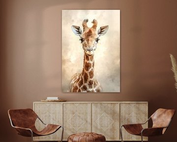 Bébé girafe sur Steffen Gierok