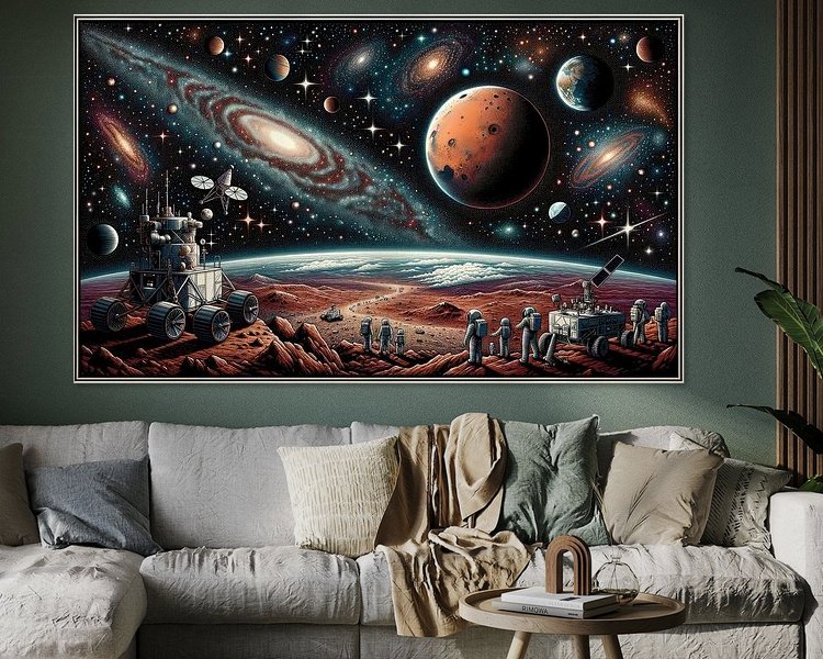 Example of the artwork in a room
