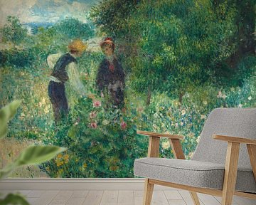 Blumen pflücken, Pierre-Auguste Renoir