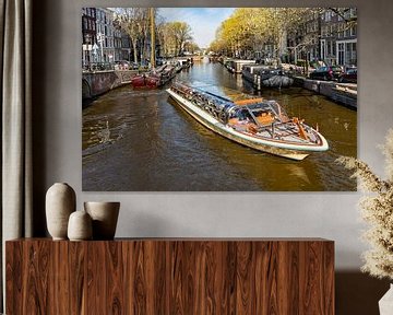 Croisière sur les canaux à Amsterdam. Jordaan. sur Alie Ekkelenkamp