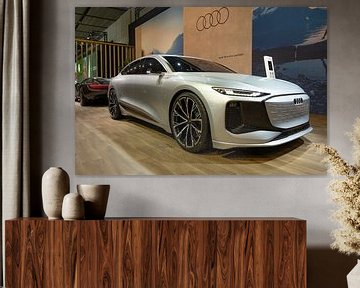 Audi A6 e-tron concept futuristische volledig elektrische sedan