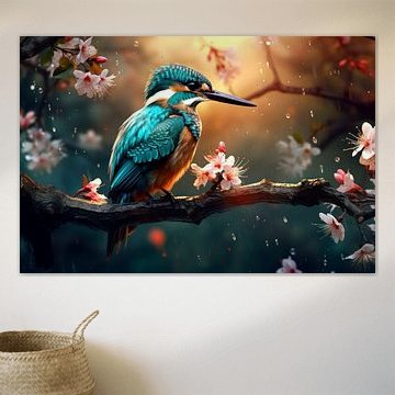 Fleur de martin-pêcheur sur Ellen Reografie