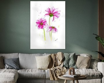 Gerbera Doodle by Karen Kaspar