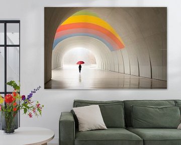 Regenboog tunnel van Ellen Reografie