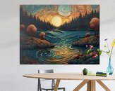 Example of the artwork in a room