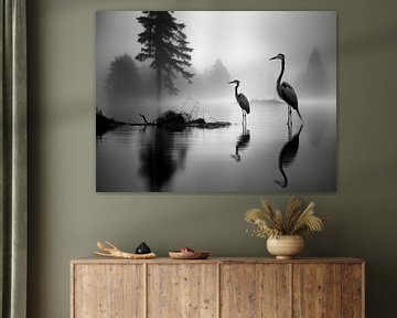 Heron two by Ellen Reografie