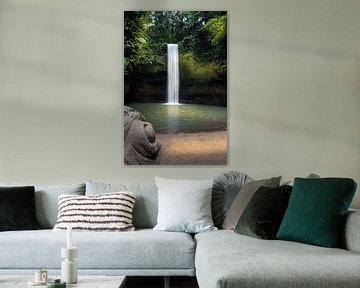 Chute d'eau de Tibumana, près d'Ubud à Bali Plantes tropicales sur Fotos by Jan Wehnert