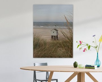 Drowning cottage Terschelling by Rinke Velds